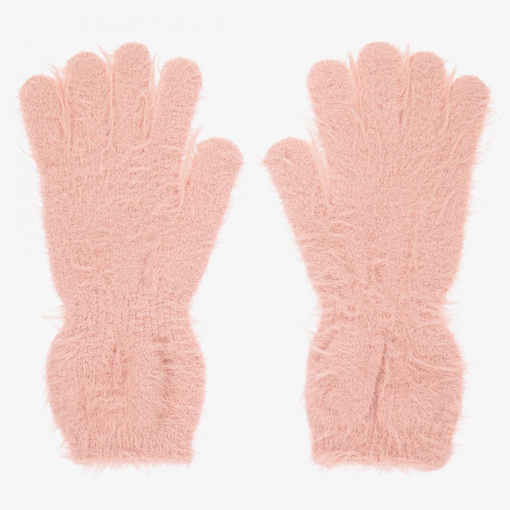 موناليزا-قفازات تينز بناتي لون زهري | Childrensalon Outlet