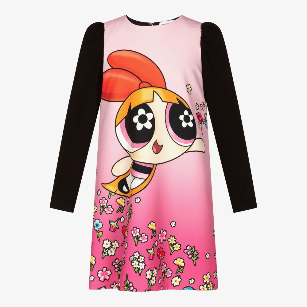 Monnalisa - Rosa Teen Powerpuff Kleid | Childrensalon