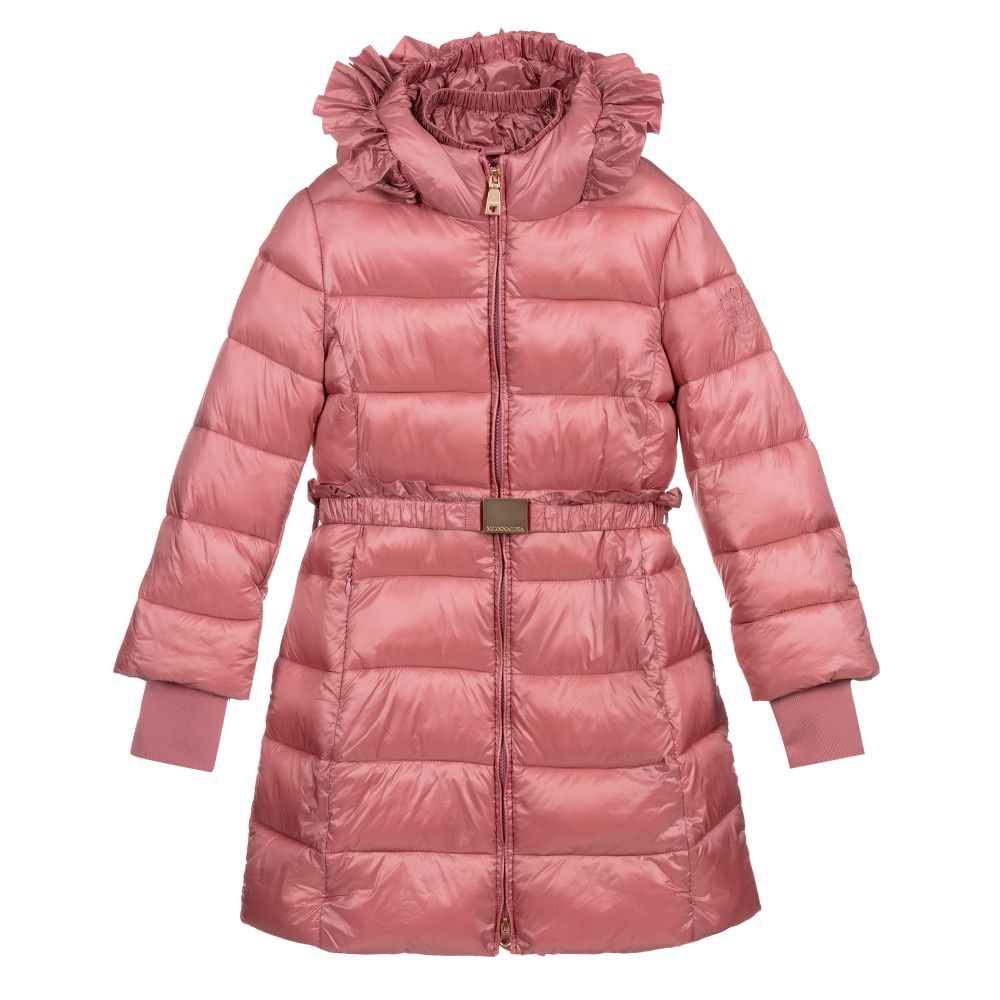 Monnalisa - Teen Pink Puffer Coat | Childrensalon