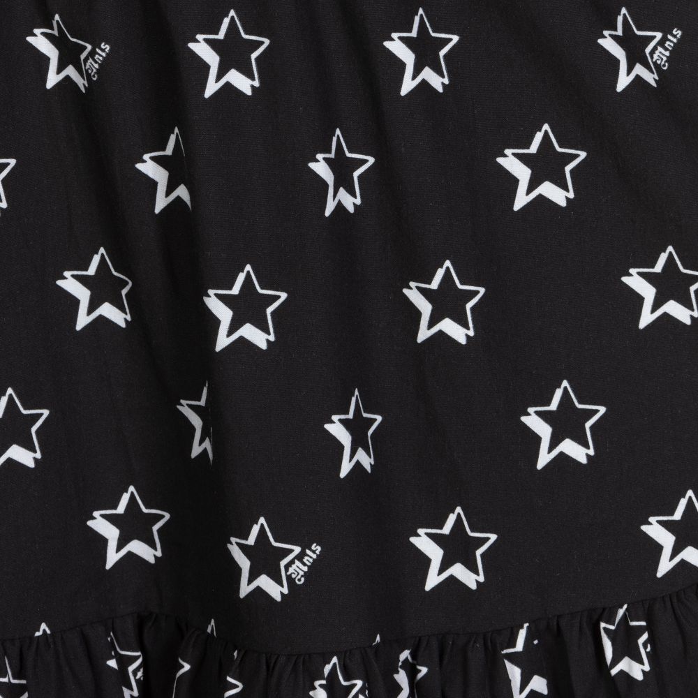 Monnalisa-Черное хлопковое платье для подростков | Childrensalon Outlet