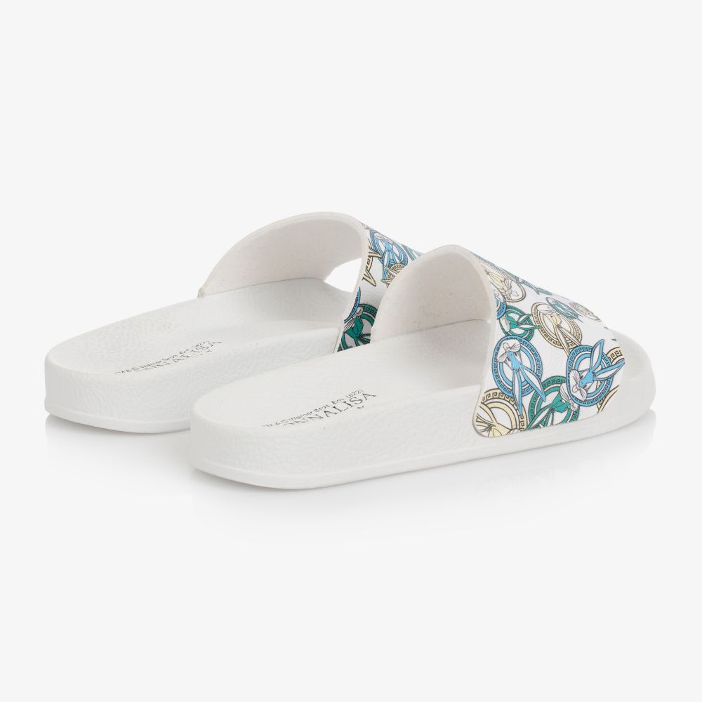 Monnalisa-Teen White Bugs Bunny Sliders | Childrensalon Outlet