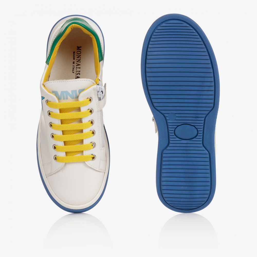 Monnalisa-Белые кроссовки с Багзом Банни для подростков | Childrensalon Outlet