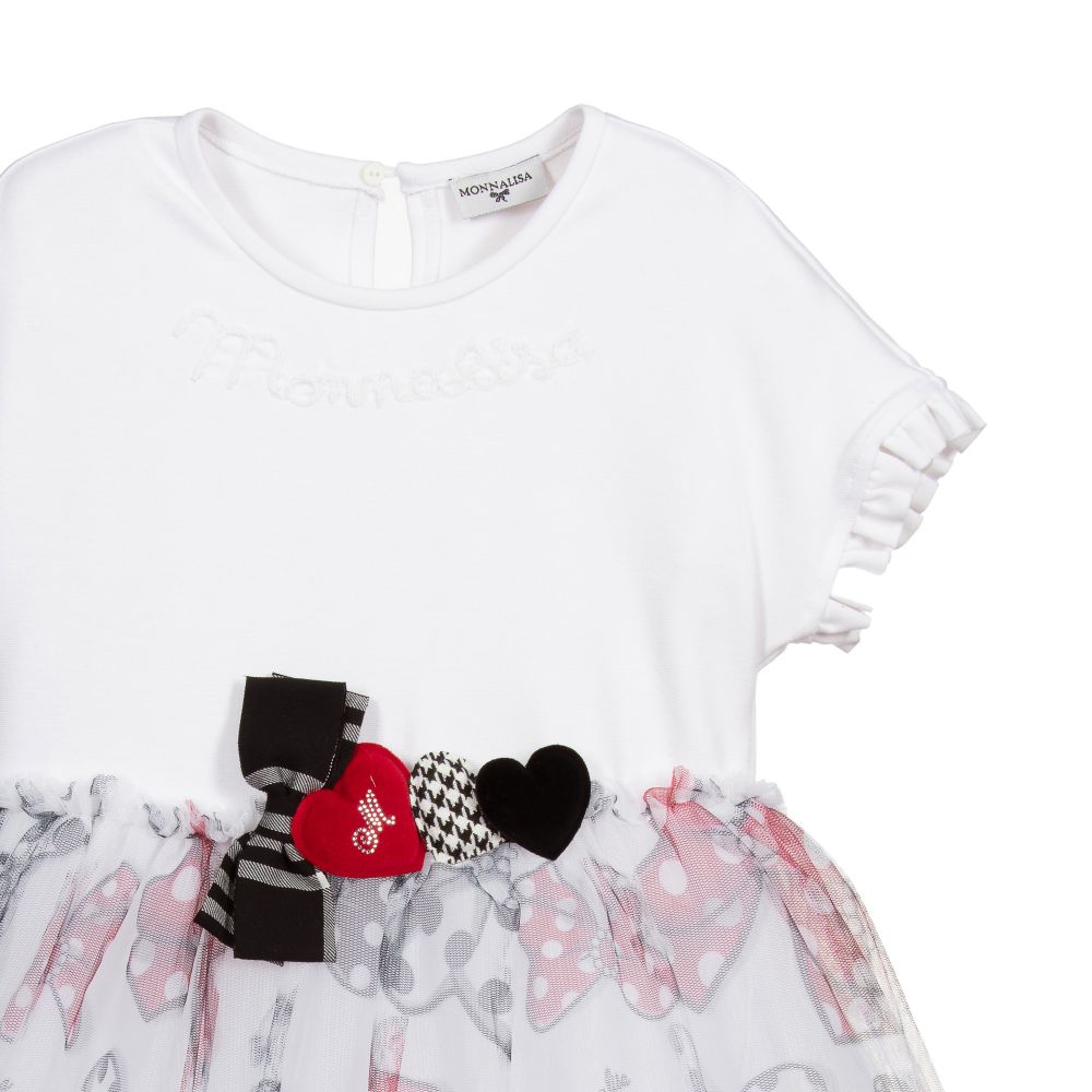 موناليزا-Teen White Tiered Bow Dress | Childrensalon Outlet