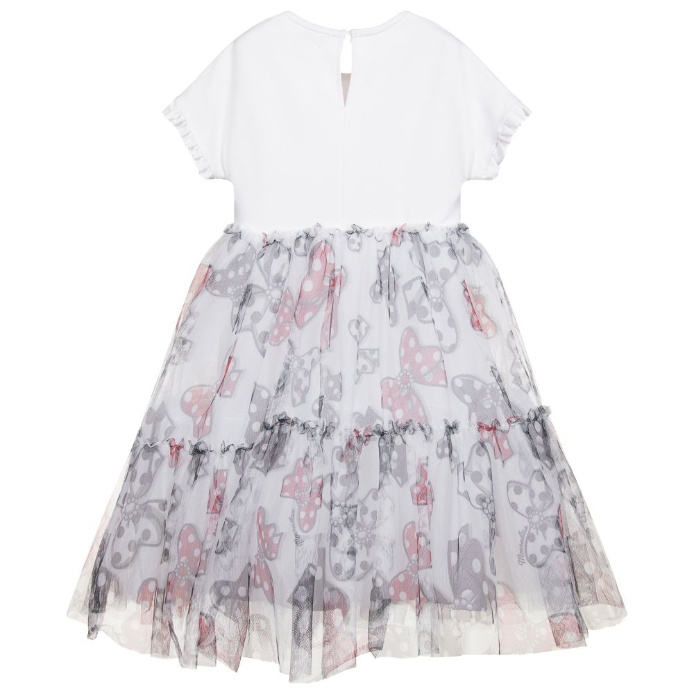 موناليزا-Teen White Tiered Bow Dress | Childrensalon Outlet