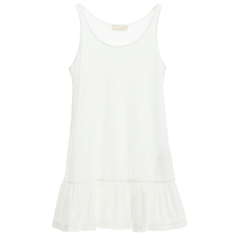 Monnalisa Шик-Vintage Rose Print Mesh Dress | Childrensalon Outlet