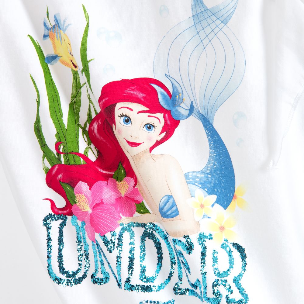 Monnalisa-تيشيرت قطن لون أبيض للبنات | Childrensalon Outlet