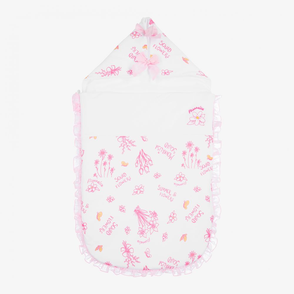 Monnalisa-White Cotton Nest (74cm) | Childrensalon Outlet