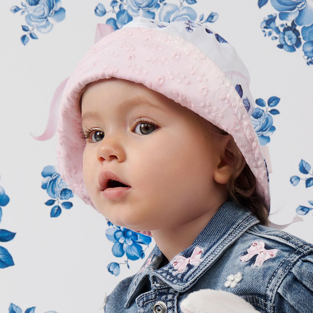 Baby girl sun hats with flowers store