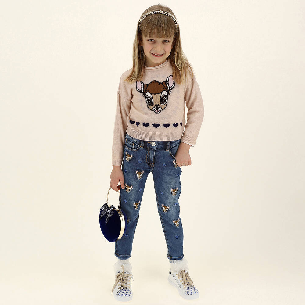 موناليزا-ترينرز جلد لون أبيض للبنات | Childrensalon Outlet