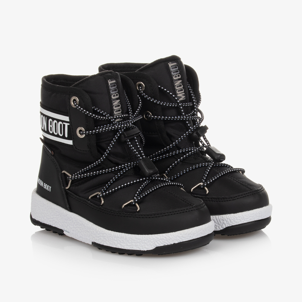 Moon Boot - Botas de nieve blancas y negras | Childrensalon Outlet