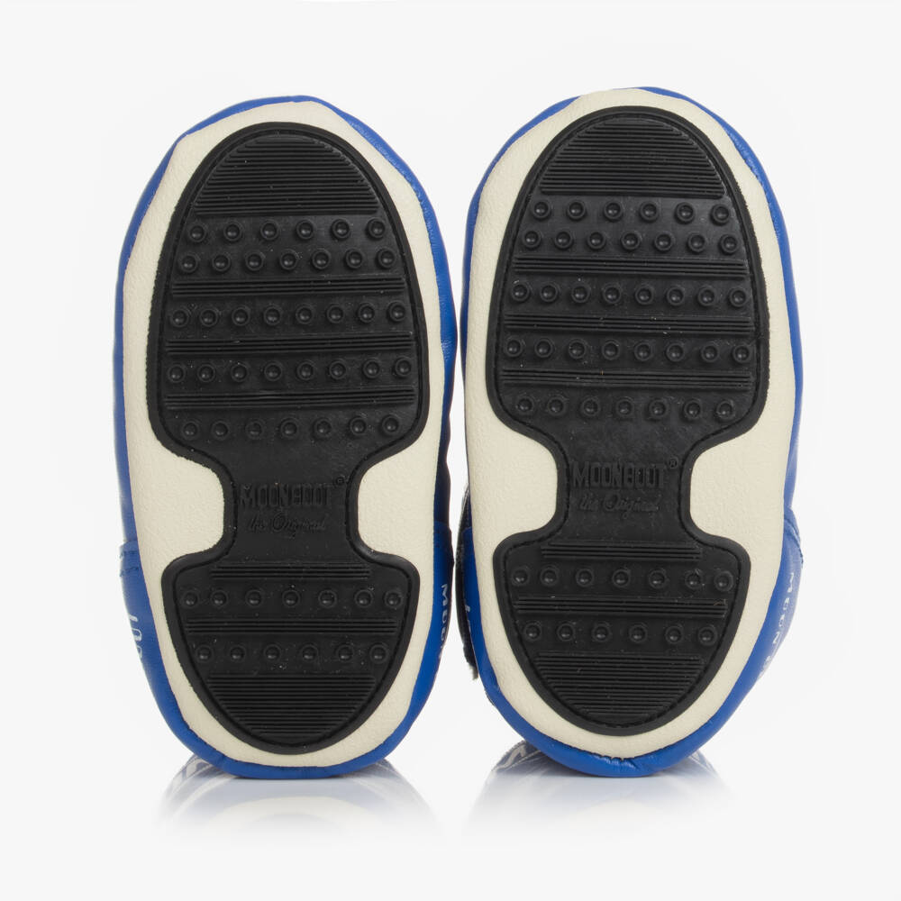 Moon Boot-Blue & White Baby Moon Boots | Childrensalon Outlet