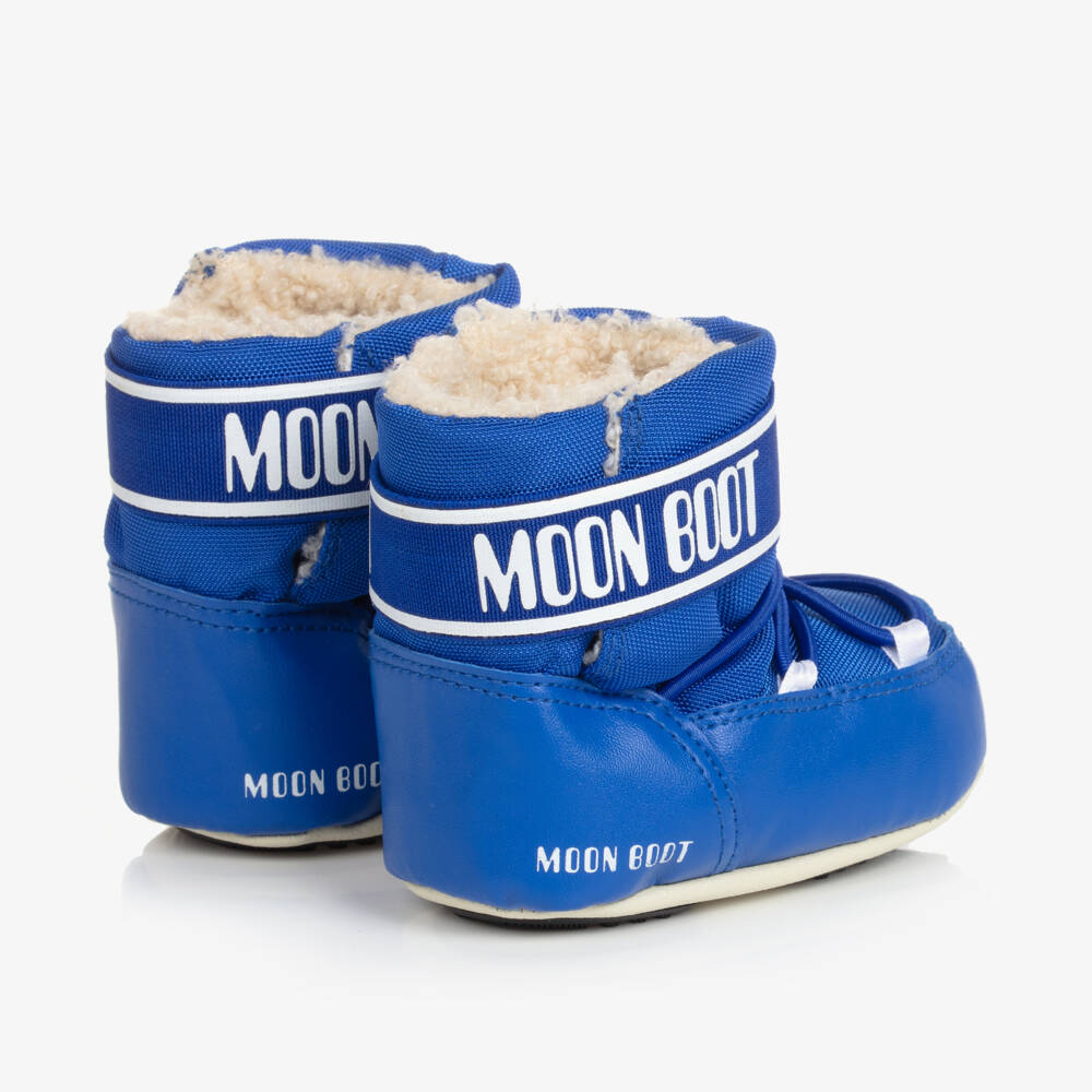 Moon Boot-Blue & White Baby Moon Boots | Childrensalon Outlet