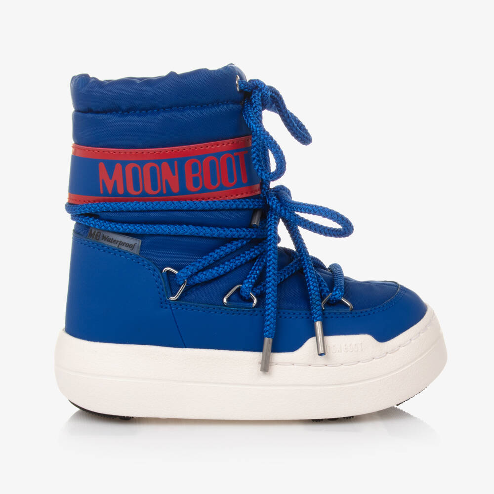 Moon Boot-Boys' Azure Lace-Up Footwear | Childrensalon Outlet