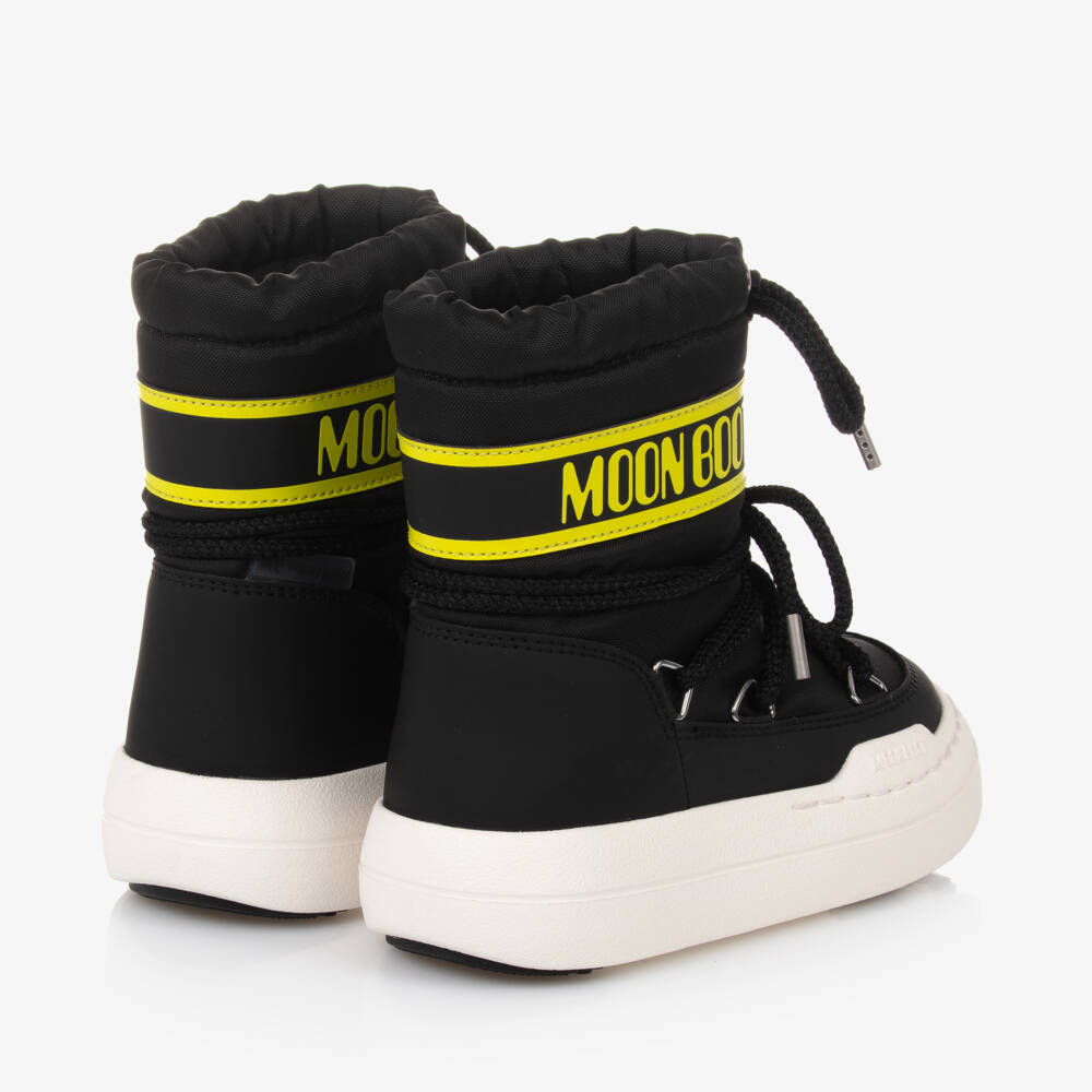 Moon Boot-Boys Black Adventure Lace Boots | Childrensalon Outlet