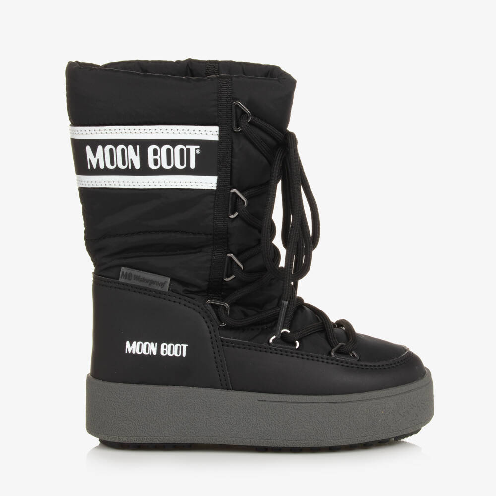 Moon Boot-Сапоги для мальчиков черные всепогодные | Childrensalon Outlet