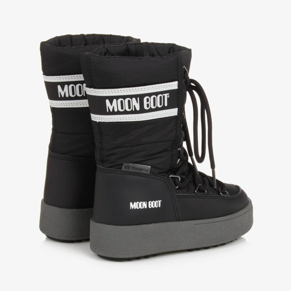 Moon Boot-Сапоги для мальчиков черные всепогодные | Childrensalon Outlet