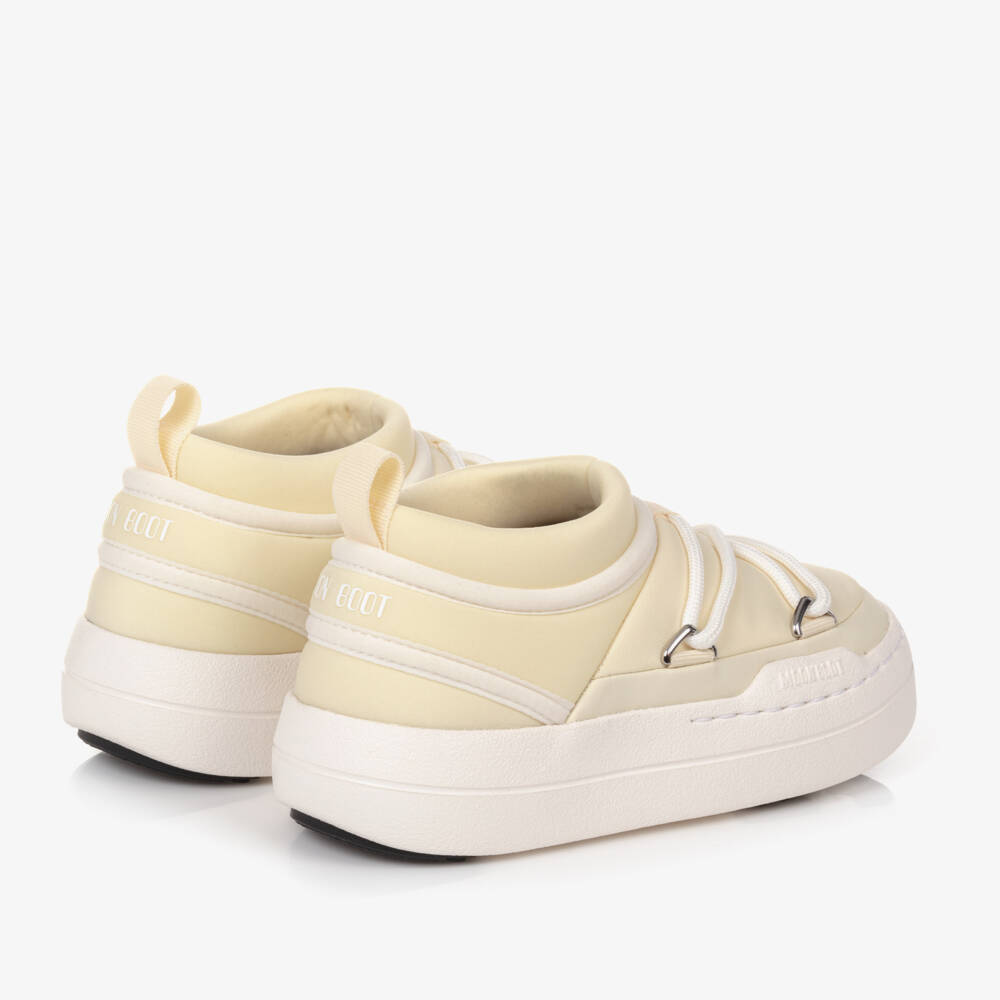 Moon Boot-حذاء رياضي عاجي للأولاد | Childrensalon Outlet