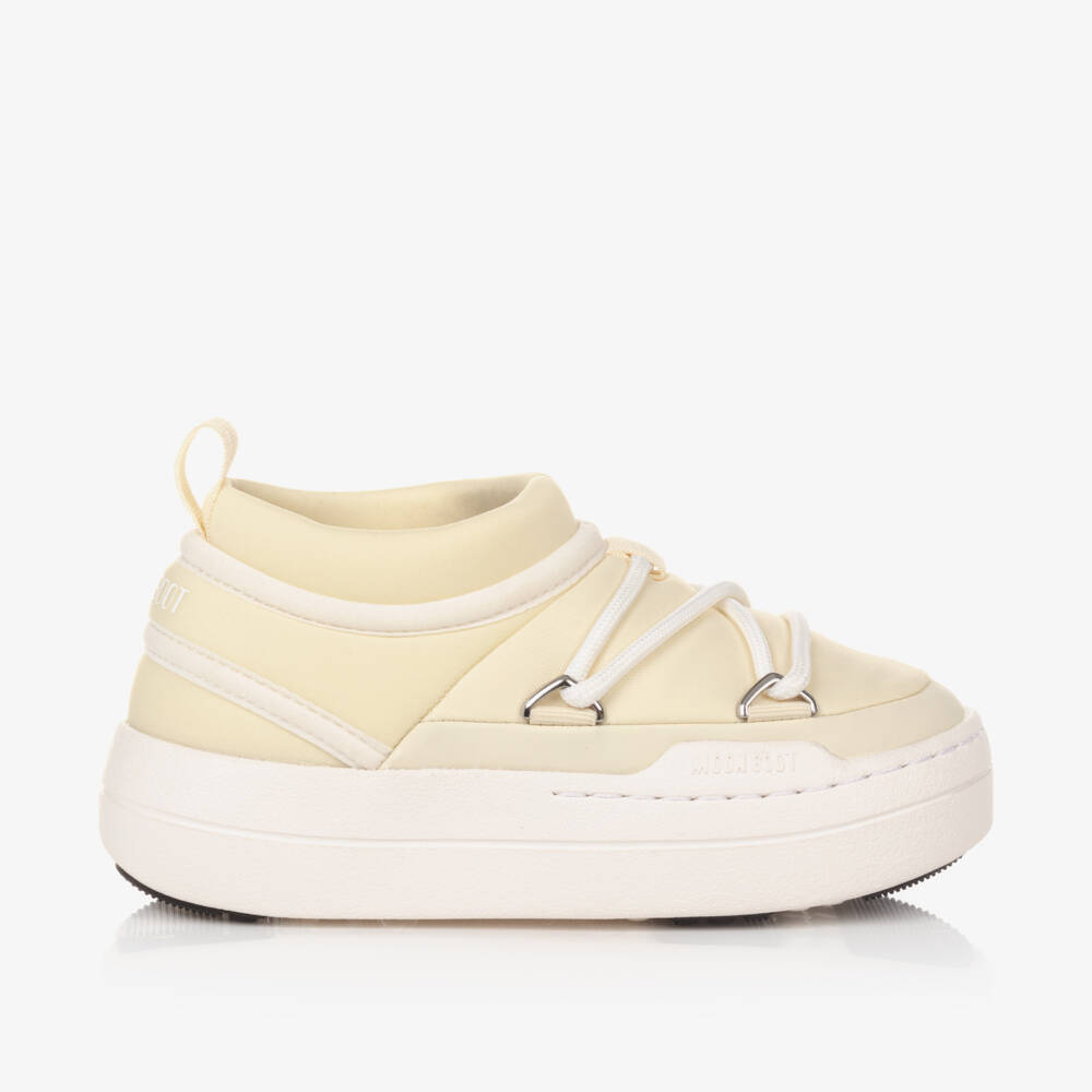 Moon Boot-حذاء رياضي عاجي للأولاد | Childrensalon Outlet