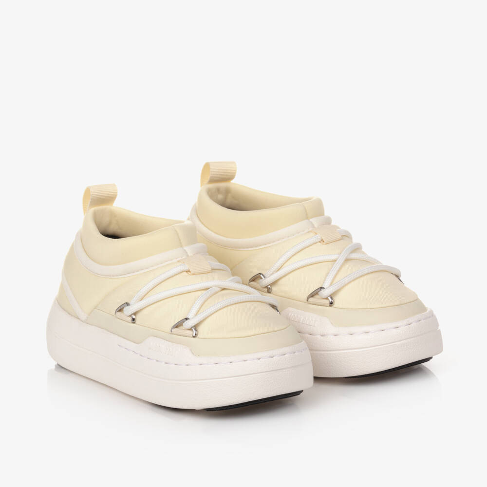 Moon Boot-حذاء رياضي عاجي للأولاد | Childrensalon Outlet