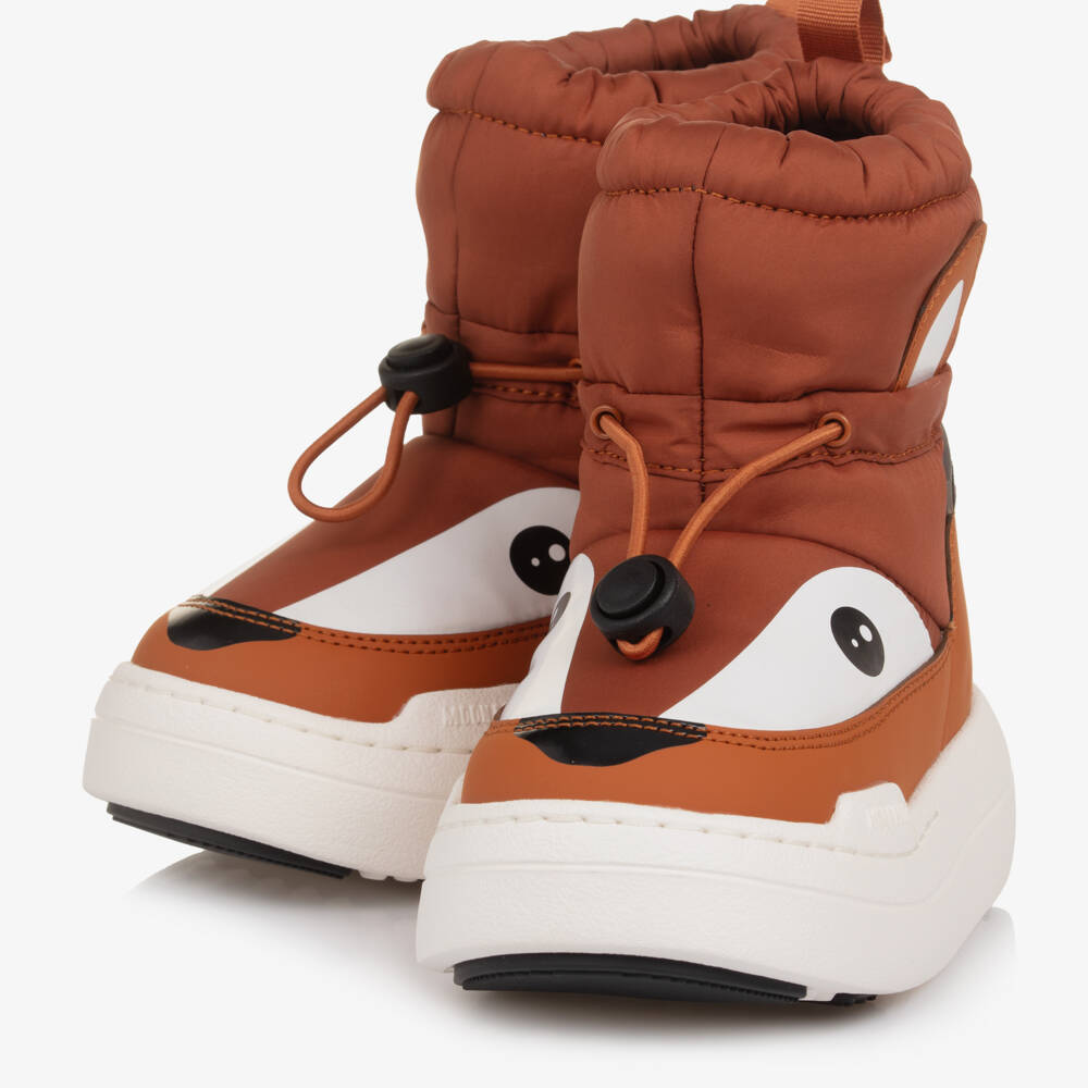 Moon Boot-Brown Animal Boots | Childrensalon Outlet