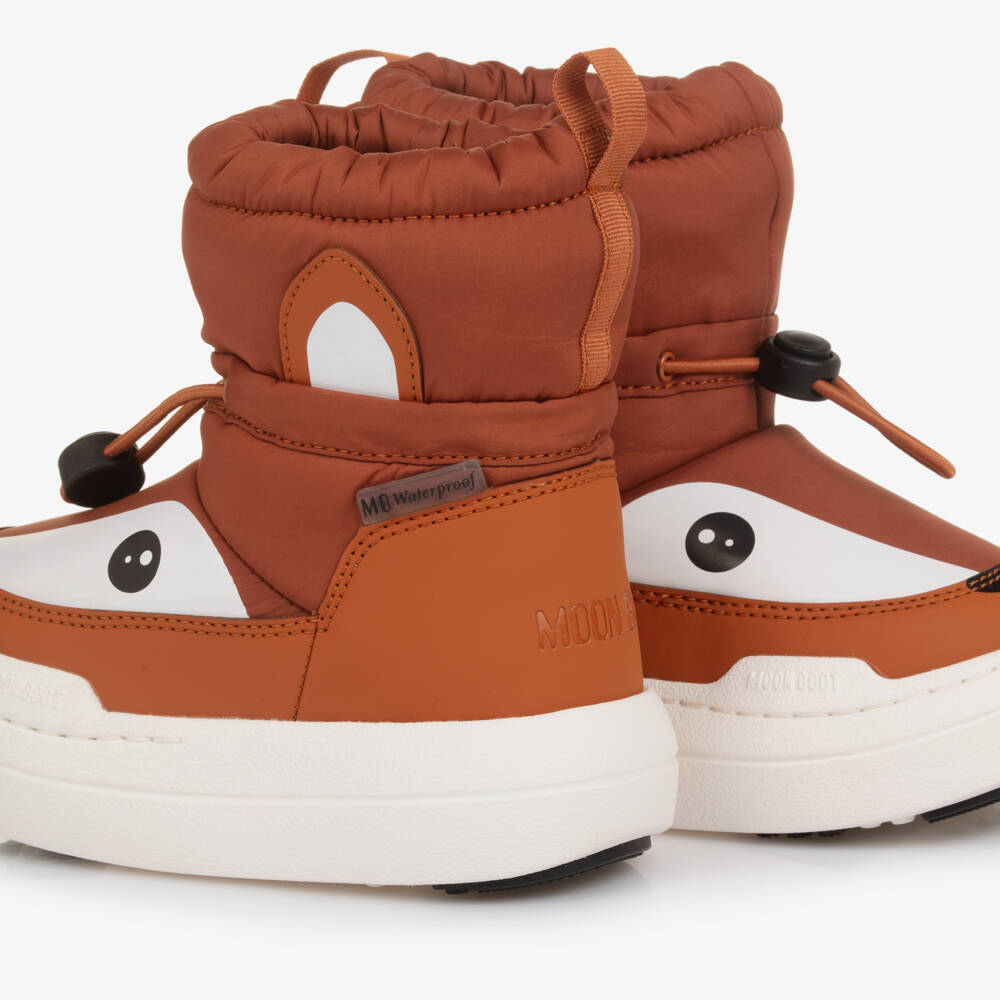 Moon Boot-Brown Animal Boots | Childrensalon Outlet