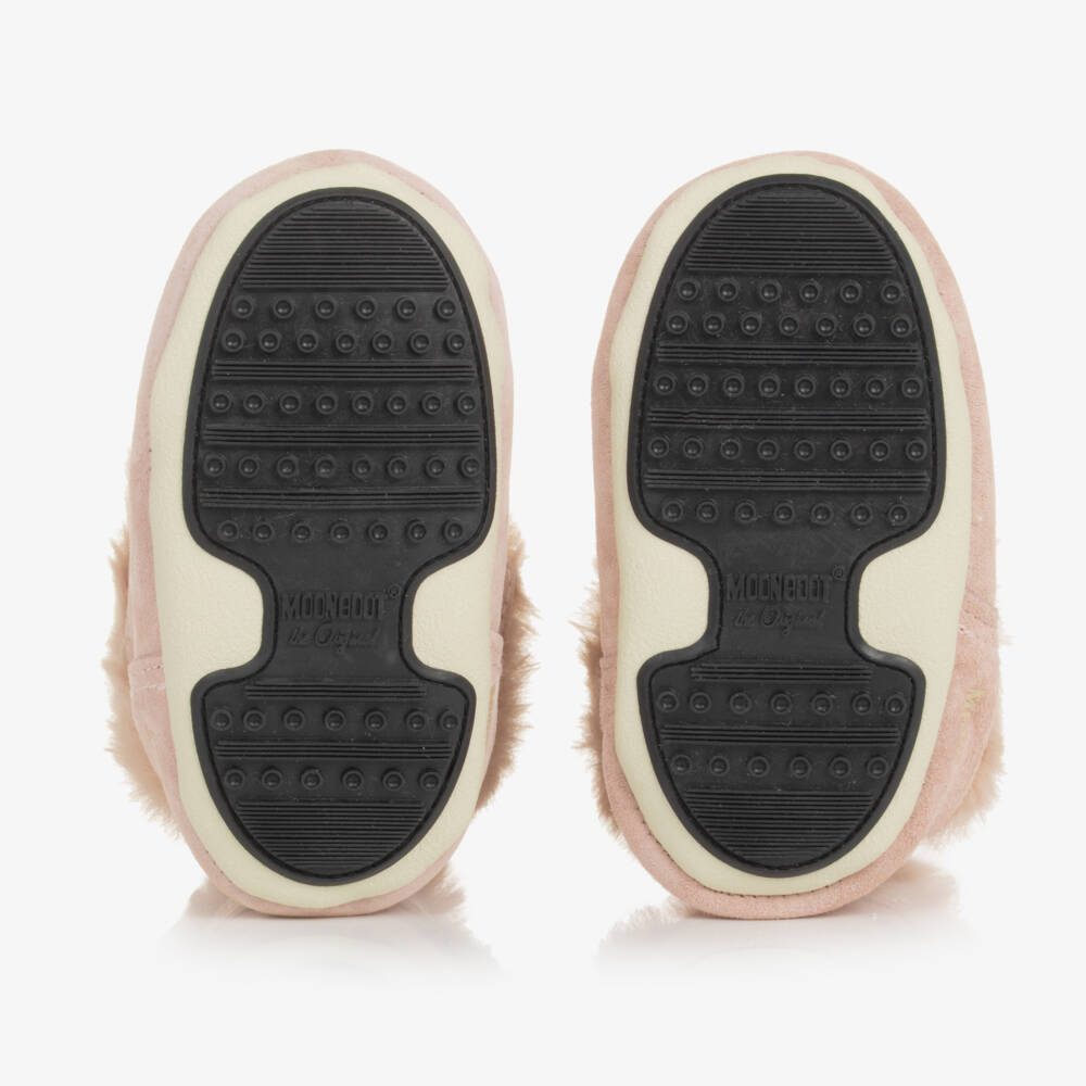 Moon Boot-Замшевые ботинки для приключений розового цвета для девочек | Childrensalon Outlet