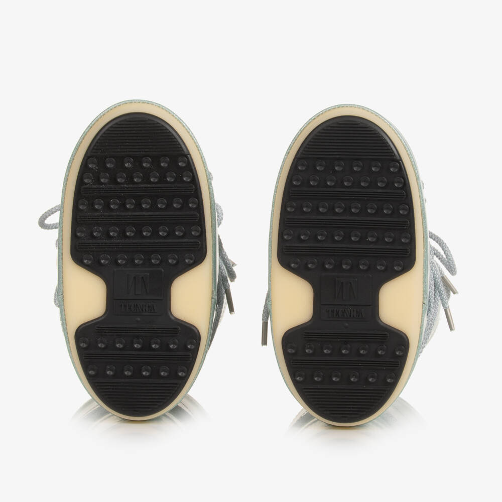 Moon Boot-Girls Cosmic Blue Sparkle Boots | Childrensalon Outlet