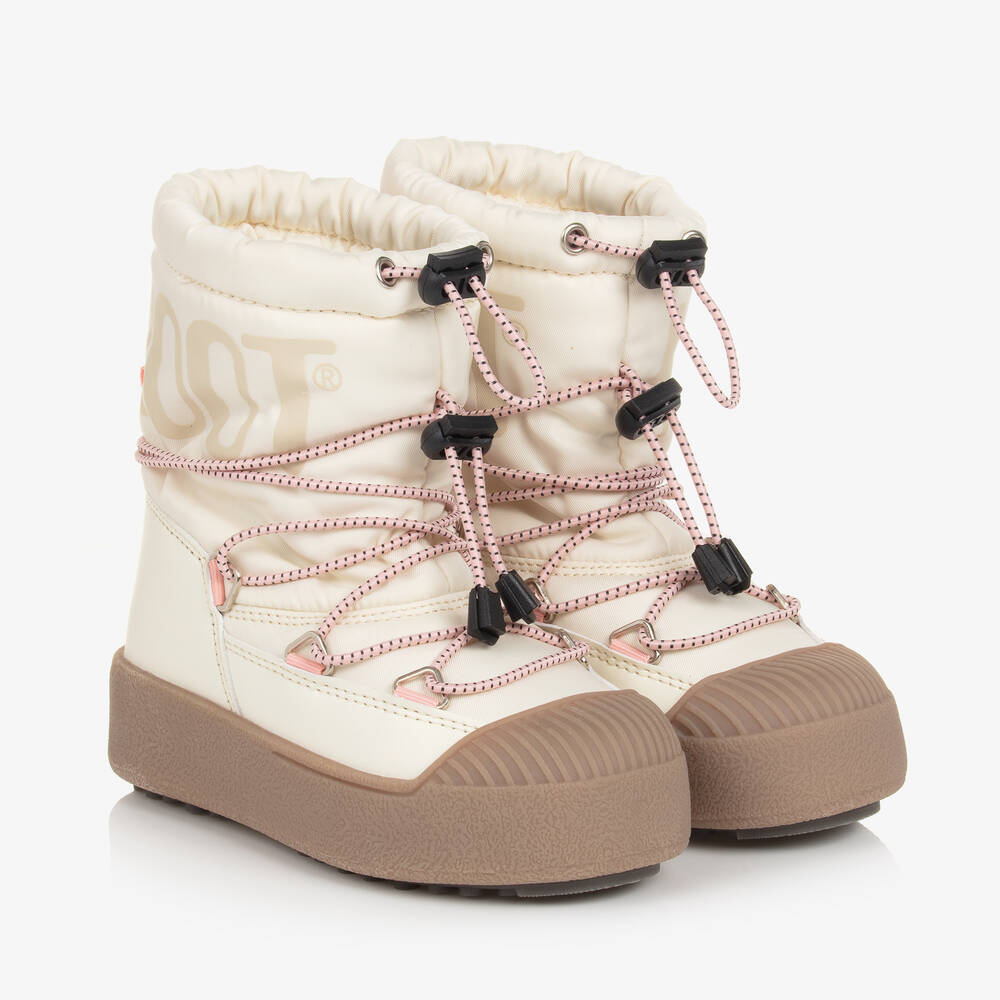 Moon Boot - Ivory Snow Boots | Childrensalon