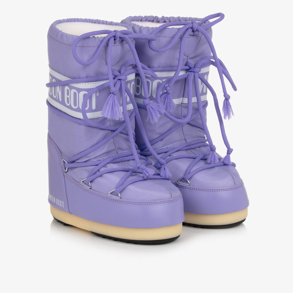 Moon Boot Purple Icon Snow Boots Childrensalon Outlet