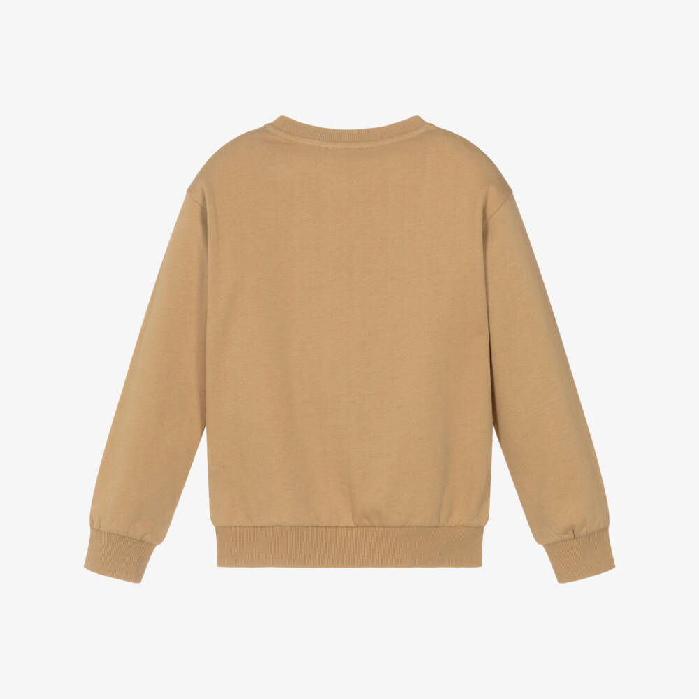 Moschino-سويت شيرت قطن بيج بوجه دمية | Childrensalon Outlet