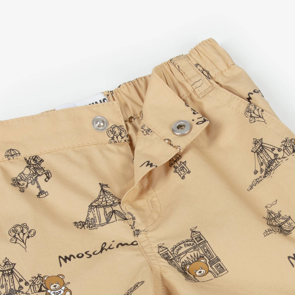 Moschino-Beige & White Boys Circus Ensemble | Childrensalon Outlet