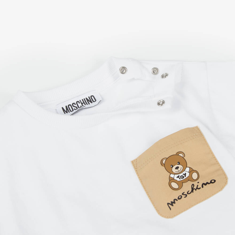 Moschino-Beige & White Boys Circus Ensemble | Childrensalon Outlet