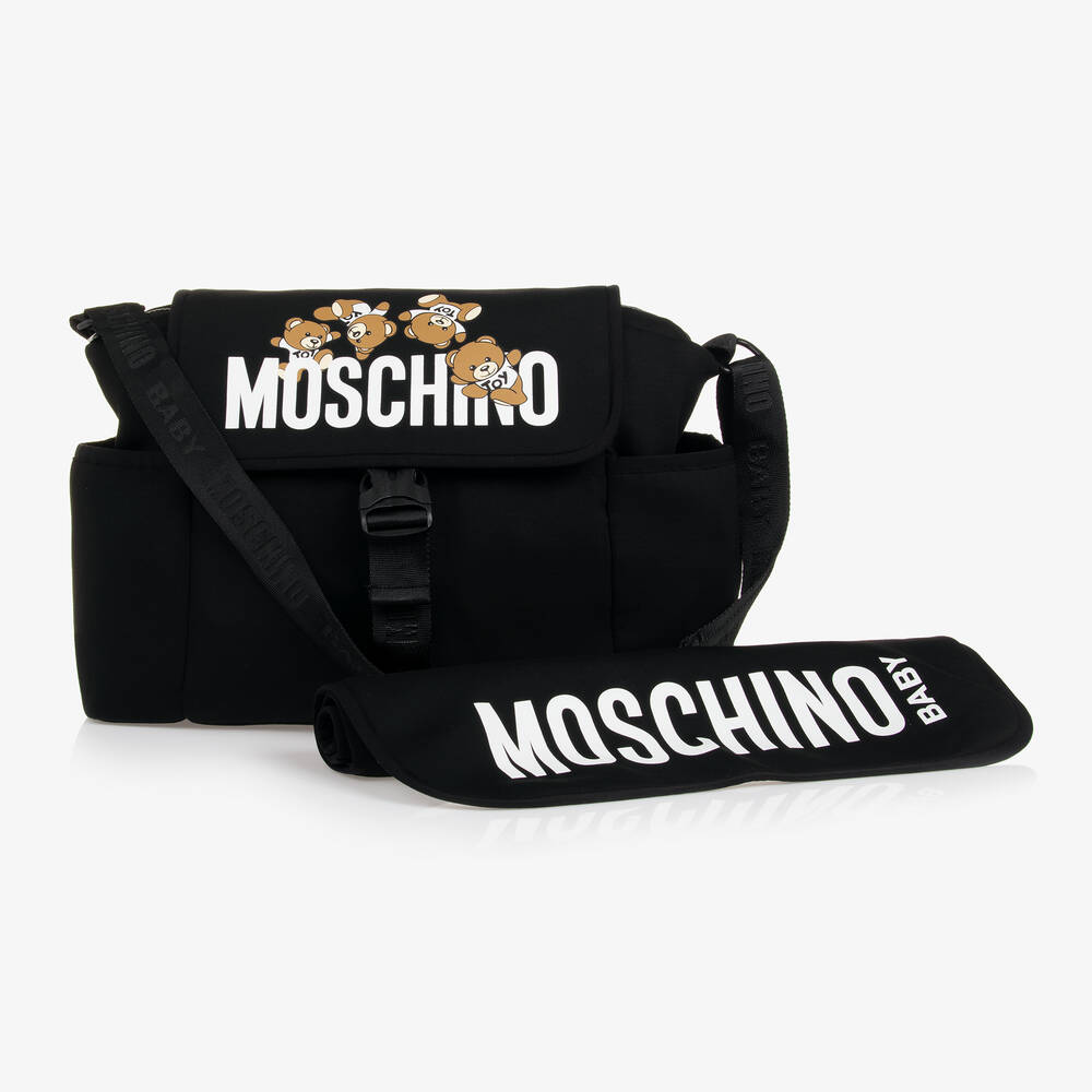 Black Cotton Changing Bag 40cm