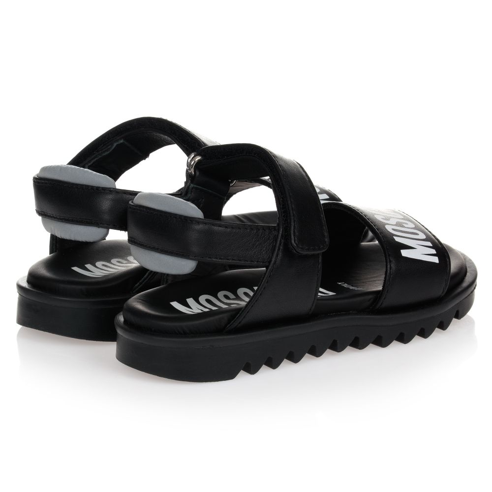 Moschino black sandals outlet