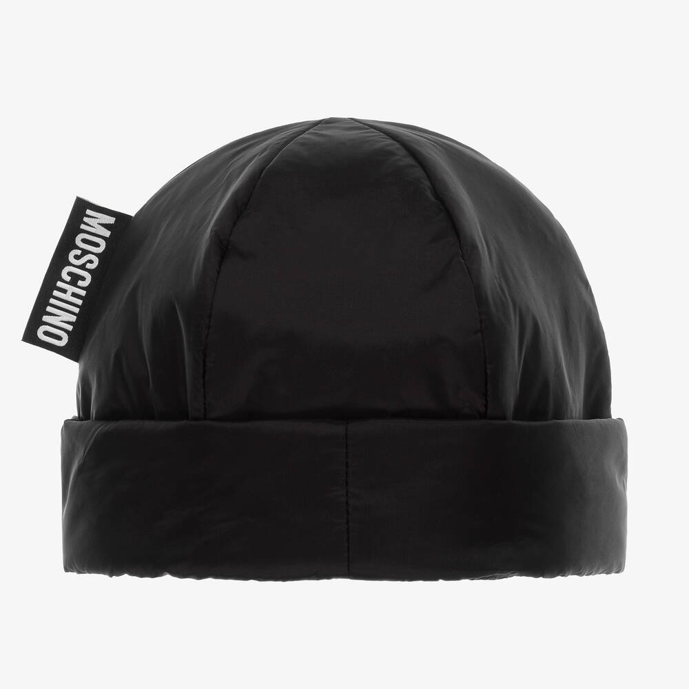 Moschino Кид-Тин-Черная шапка и снуд | Childrensalon Outlet