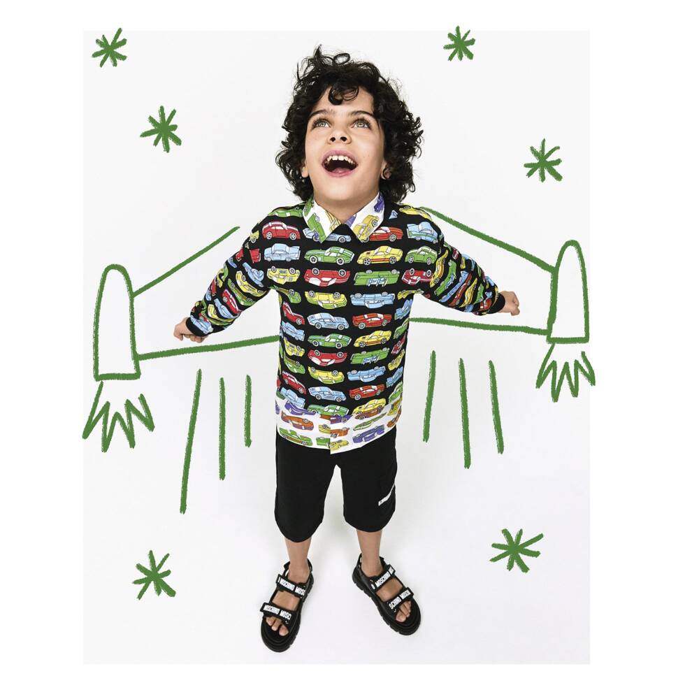 Moschino-Black Pocket Shorts | Childrensalon Outlet