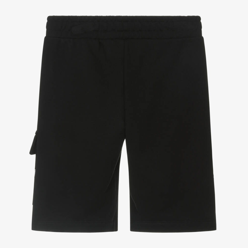 Moschino-Black Pocket Shorts | Childrensalon Outlet