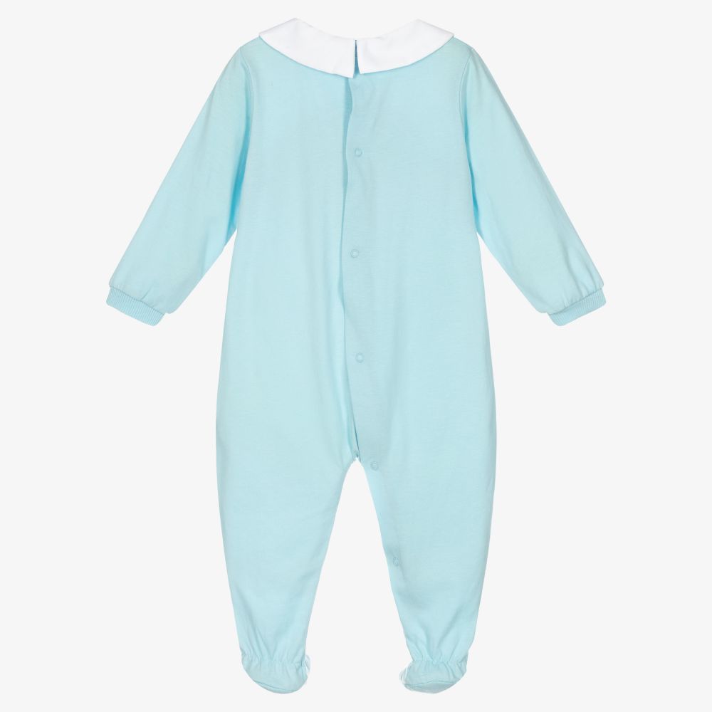 موسكينو Baby-بيبي غرو قطن لون أزرق باهت للأطفال | Childrensalon Outlet