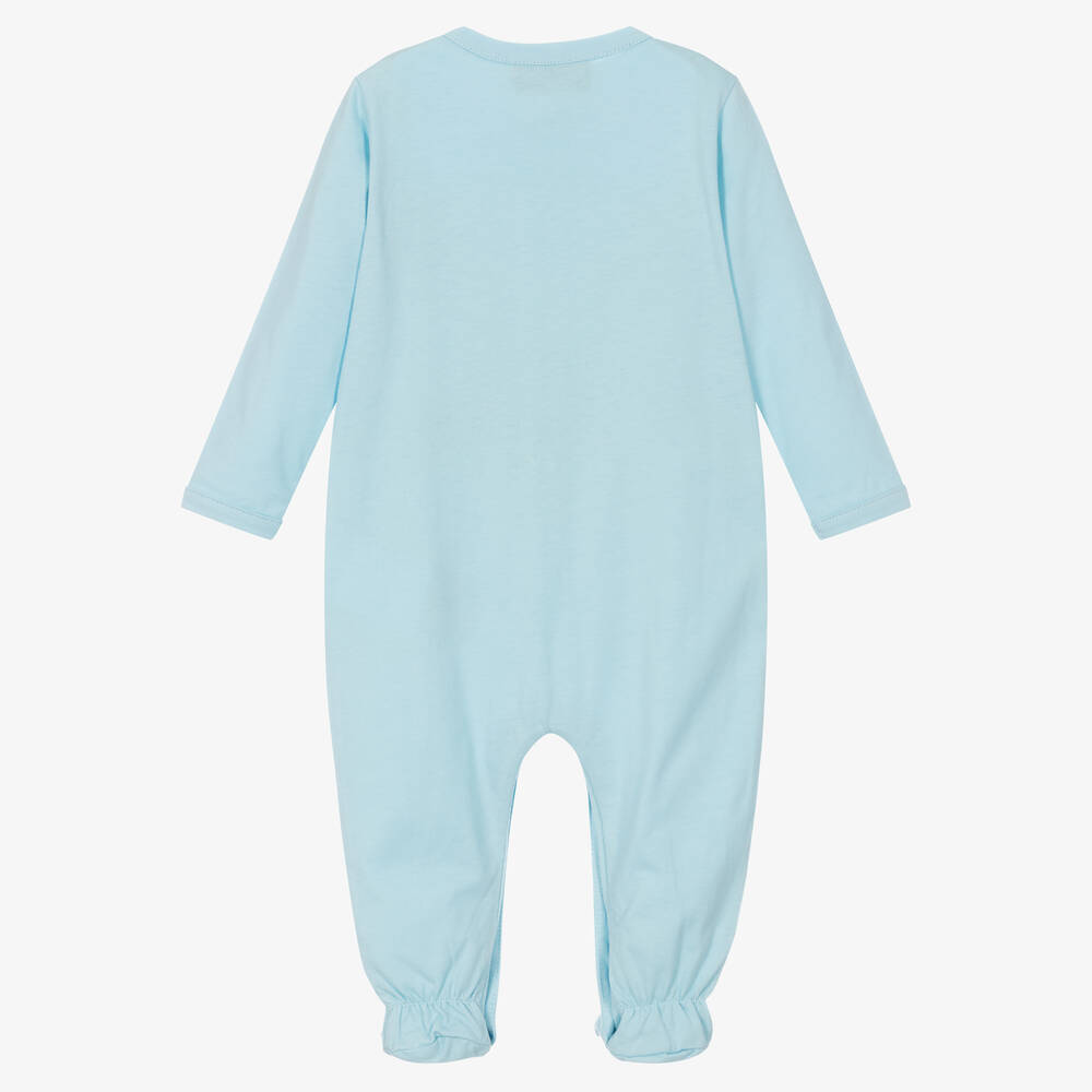Moschino Baby-بيبي غرو قطن جيرسي لون أزرق للأطفال | Childrensalon Outlet