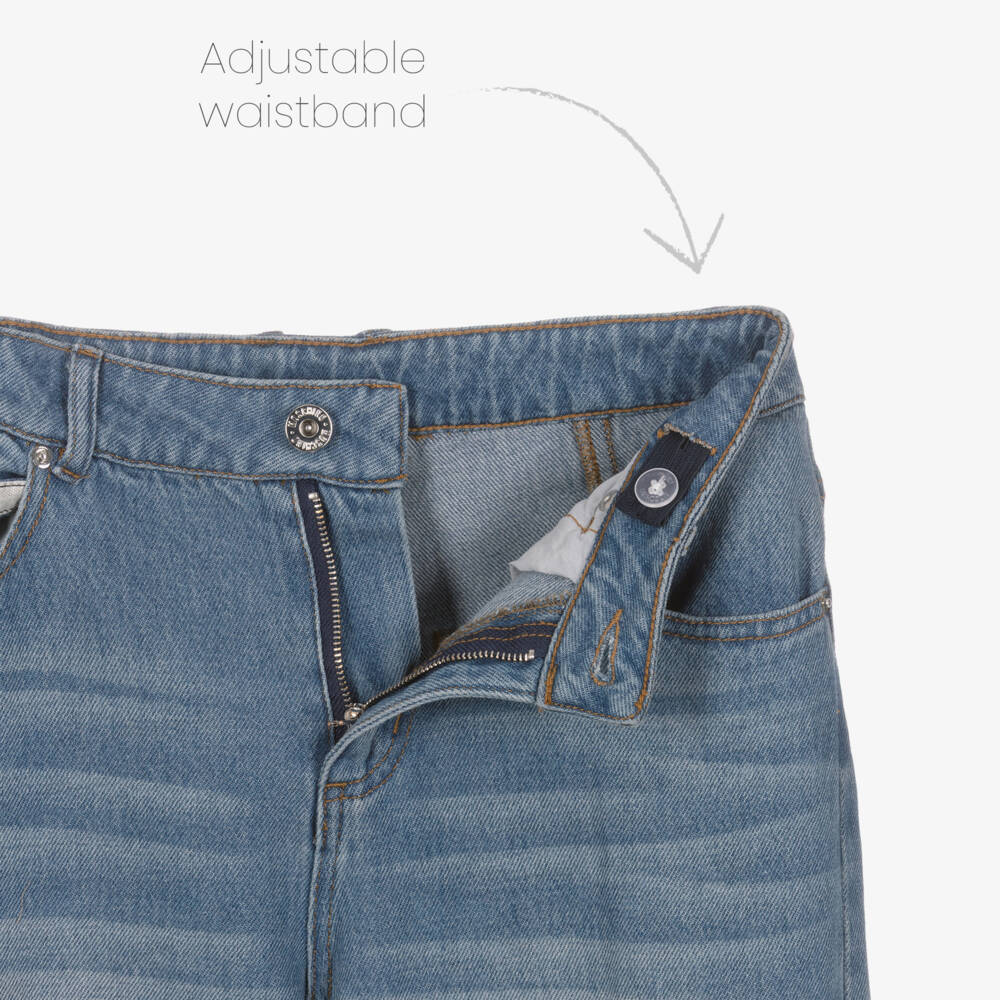 Moschino-Blue Denim Jeans | Childrensalon Outlet