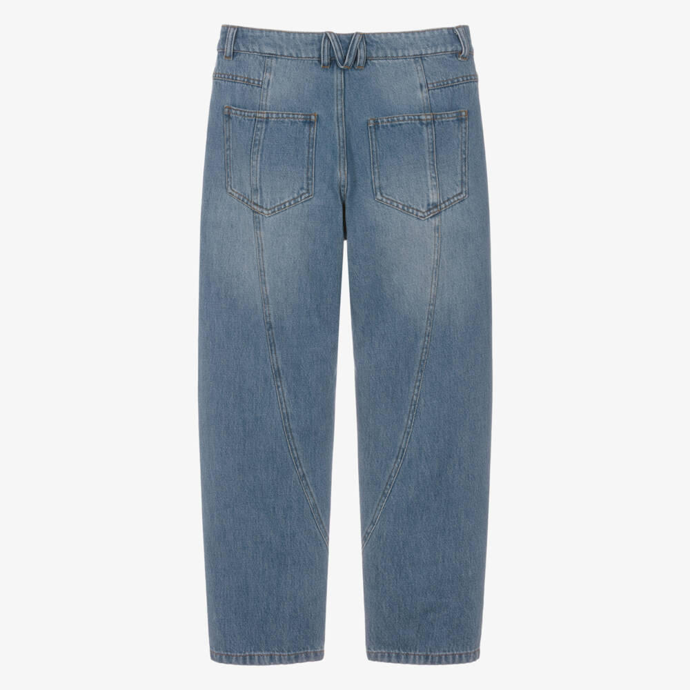 Moschino-Blue Denim Jeans | Childrensalon Outlet