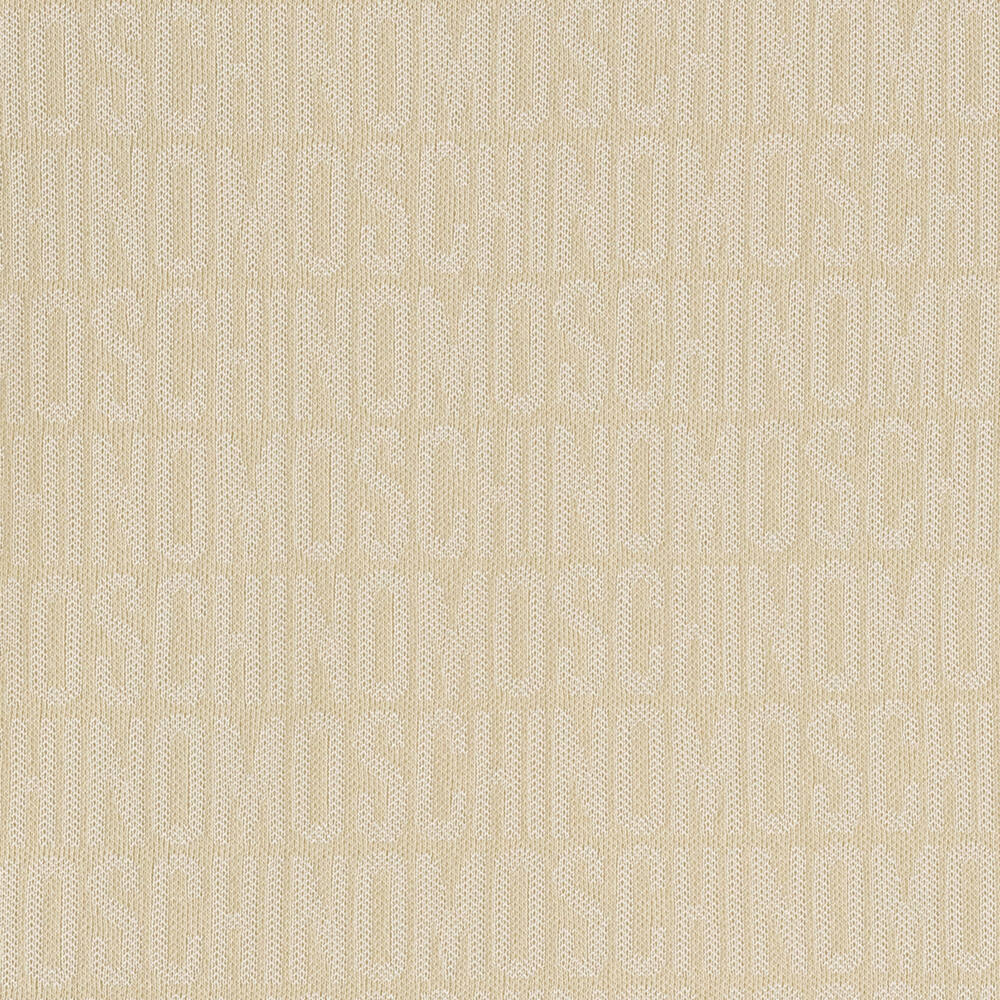 Moschino-Boys Beige Jacquard Logo Tee | Childrensalon Outlet