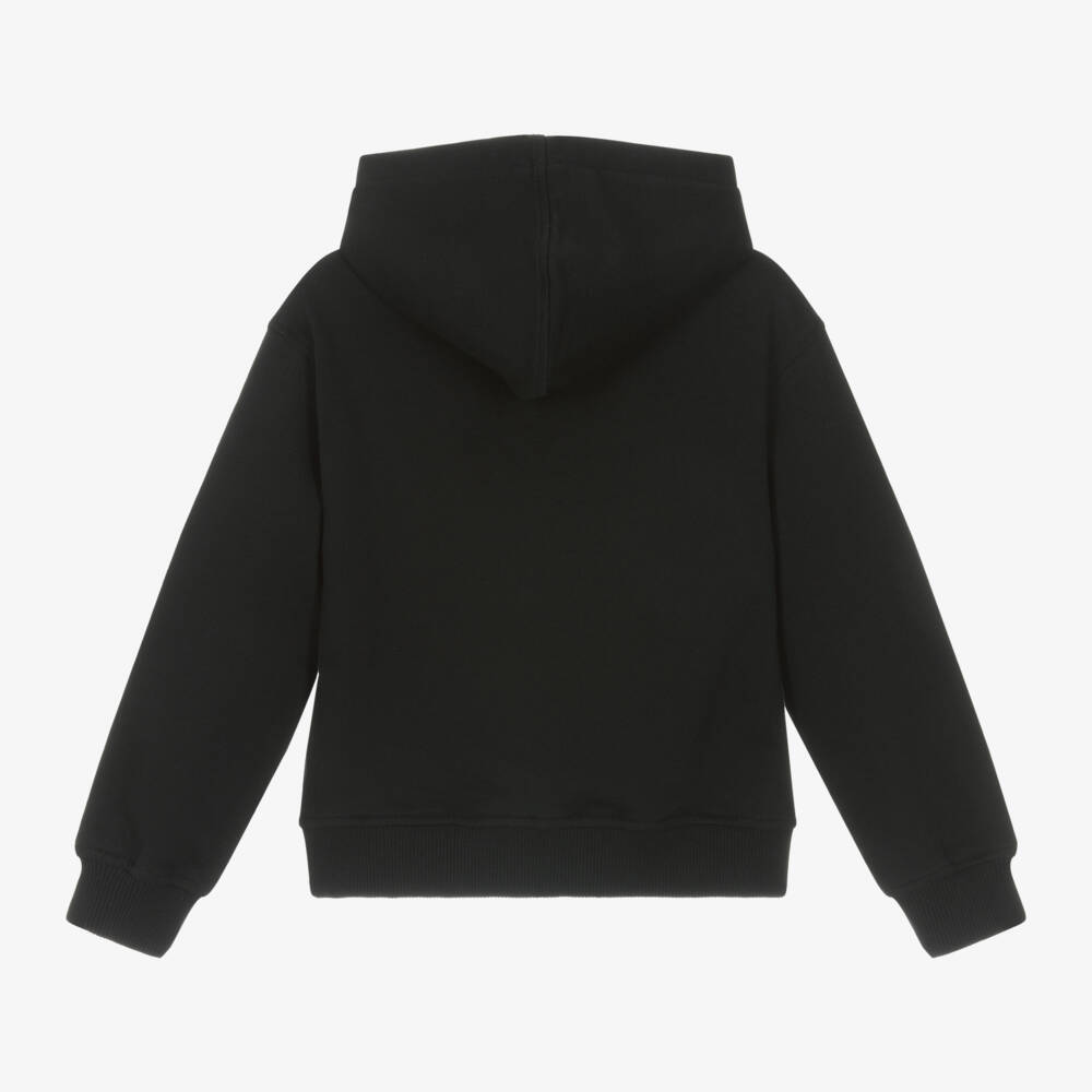 Moschino Kid-Teen-Boys Black Bear Print Hoodie | Childrensalon Outlet