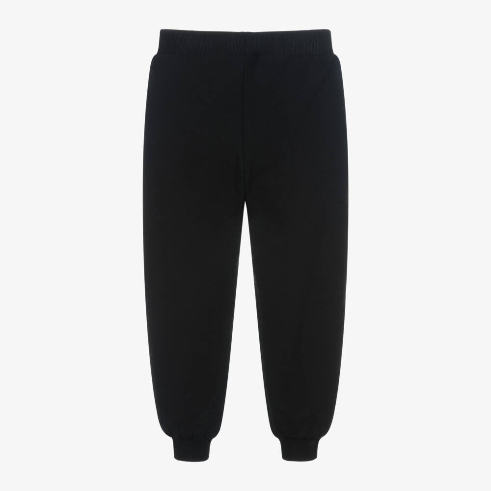Moschino Kid-Teen-Boys Black Bear Print Joggers | Childrensalon Outlet