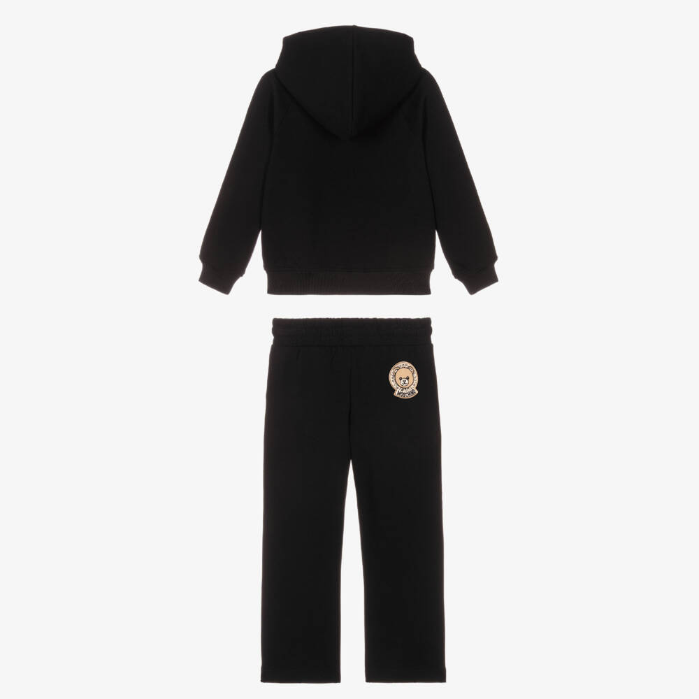 Moschino-Boys Black Neoprene Jogger Set | Childrensalon Outlet