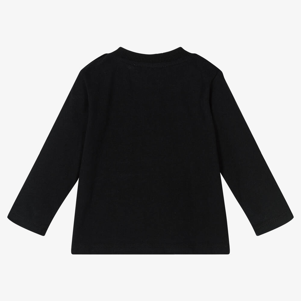 Moschino Малыши-Черный топ с медвежатами для мальчиков | Childrensalon Outlet