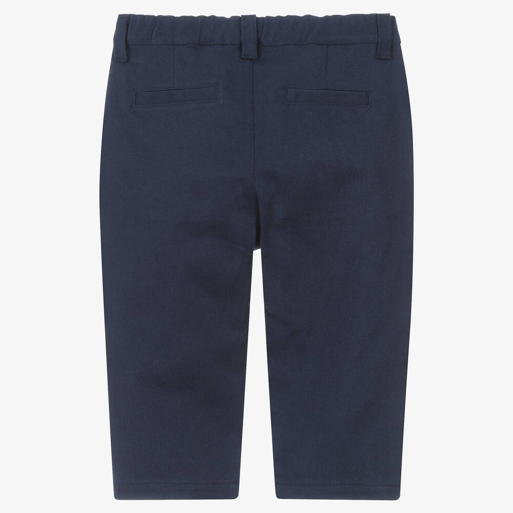 Moschino Baby-بنطلون بطبعة تيدي بير قطن لون أزرق | Childrensalon Outlet