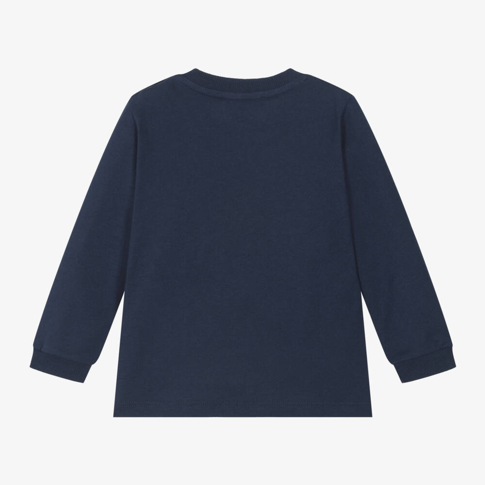 Moschino Baby-Boys Blue Teddy Bear Top | Childrensalon Outlet