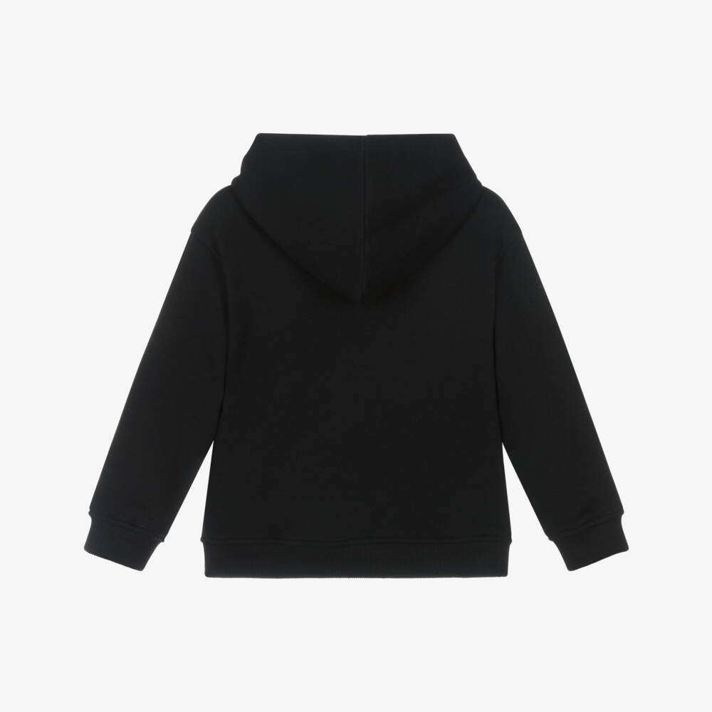 Moschino-Boys Charcoal Logo Sweatshirt | Childrensalon Outlet