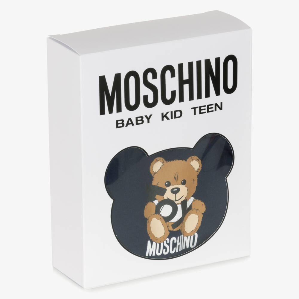 Moschino-Boys Charming Indigo Bear Set | Childrensalon Outlet